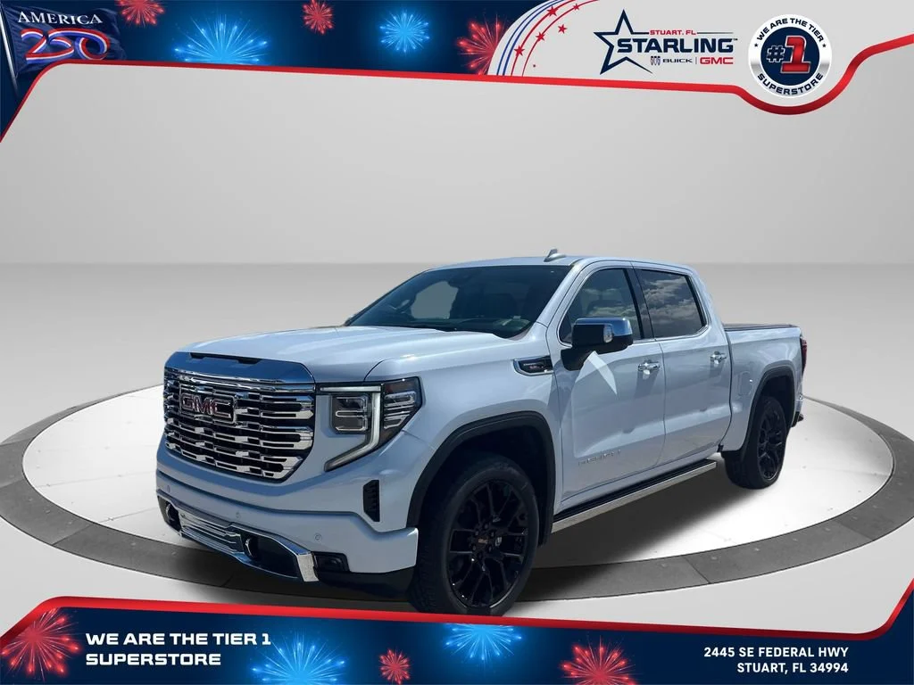 New 2026 Glacier White Tricoat GMC Denali image 1