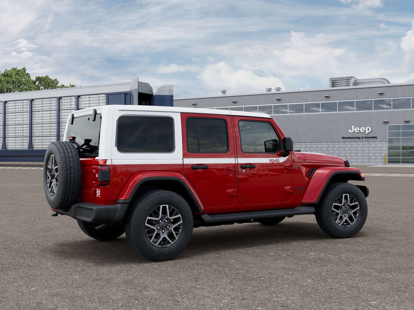 New 2027 Firecracker Red Clear-Coat Paint Jeep Sahara image 19
