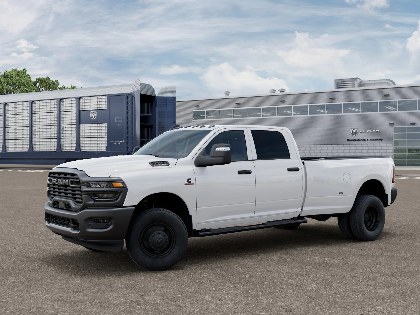 New 2026 Bright White Clear-Coat Exterior Paint RAM TRADESMAN image 1