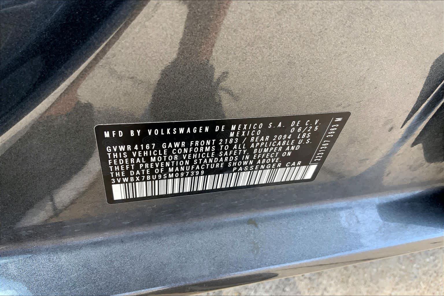 Used 2025 Platinum Gray Metallic Volkswagen Sport image 31