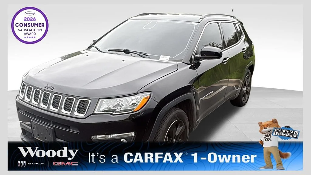 Used 2018 Diamond Black Jeep Latitude image 1