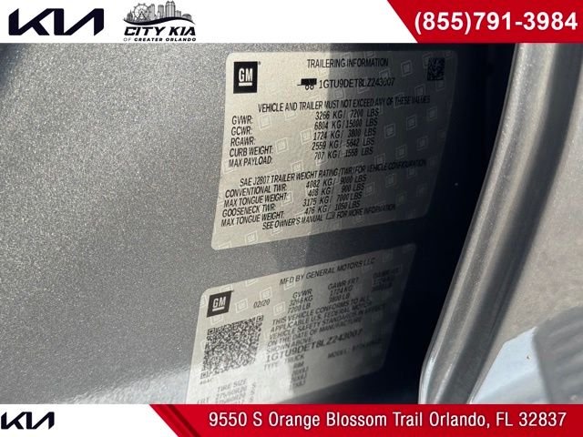 Used 2020 Gray GMC SLT image 15