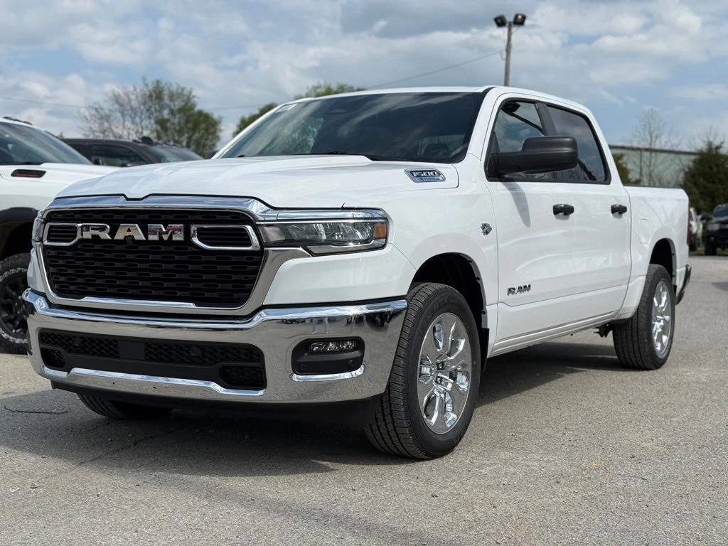 New 2026 Bright White Clear-Coat Exterior Paint RAM Big Horn/Lone Star image 2