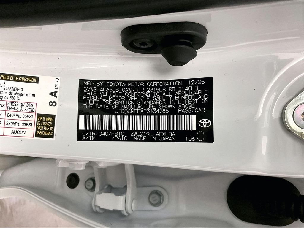 Used 2026 White Toyota LE image 39