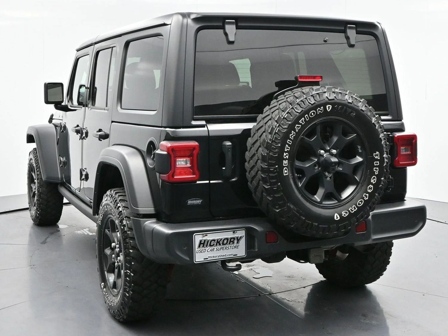 Used 2022 Black Clearcoat Jeep Unlimited Willys image 6