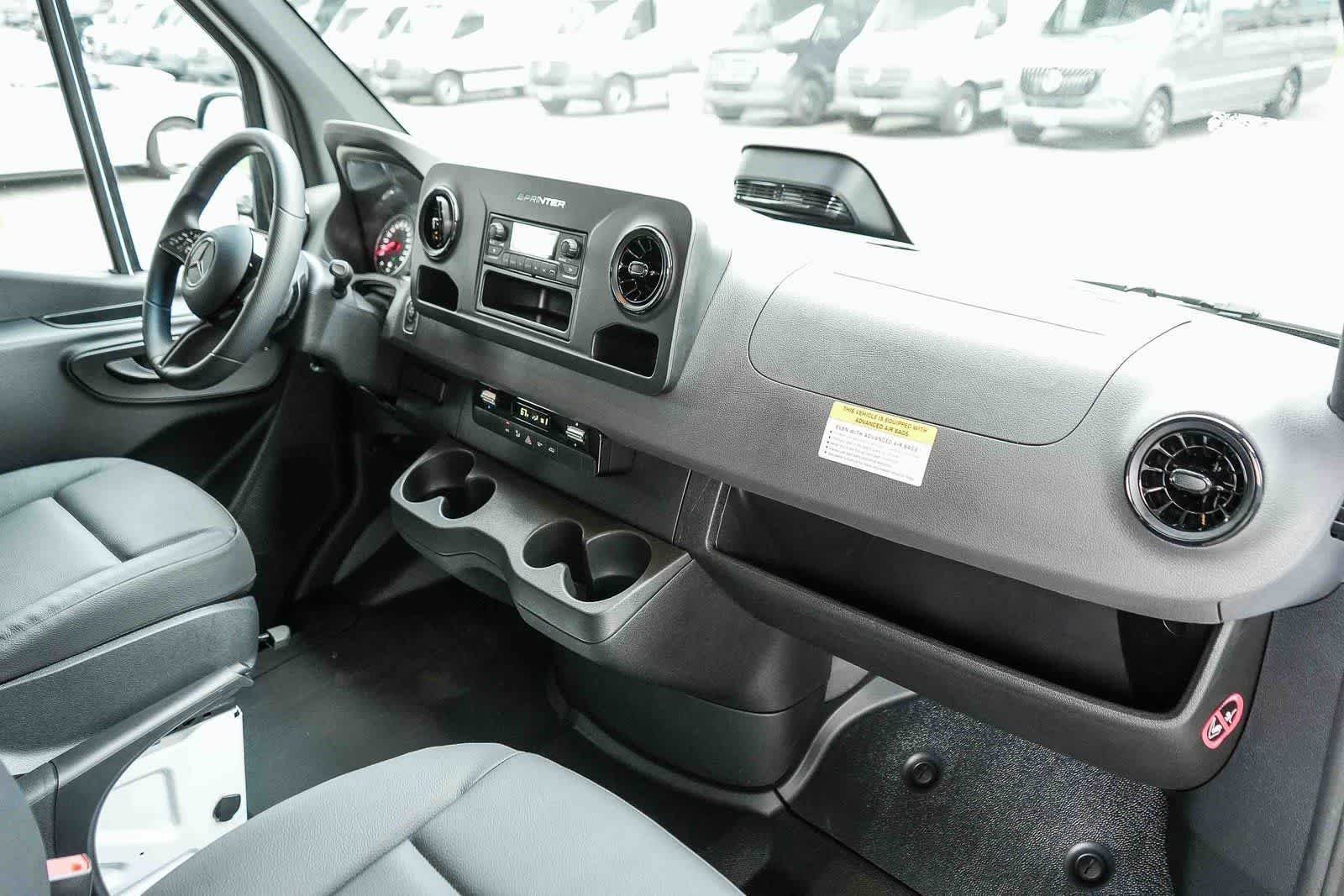 New 2026 Arctic White Mercedes-Benz Cargo 144WB High Roof RWD 2.0L I4 Diesel Turbo SO image 39