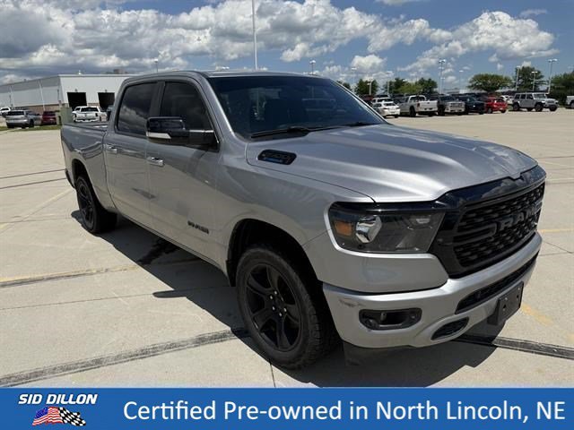 Used 2022 Billet Silver Metallic Clearcoat Ram Big Horn image 6