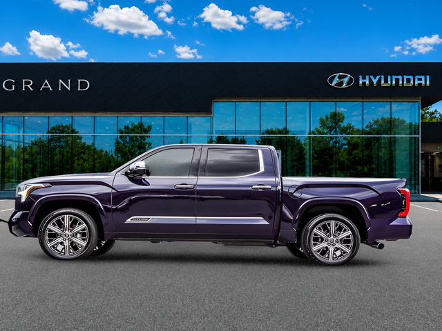 Used 2022 Blue Toyota Capstone image 2