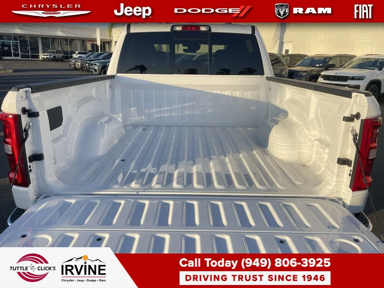 New 2026 Bright White Clear-Coat Exterior Paint RAM Big Horn image 33