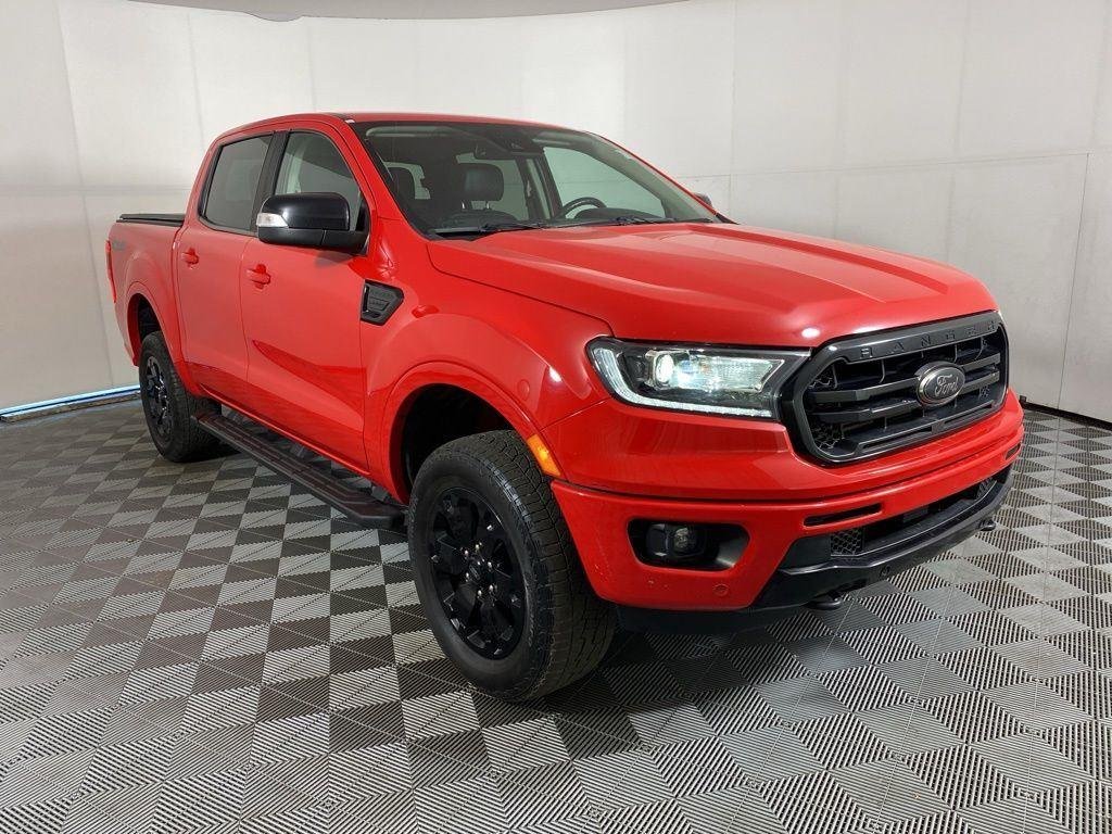 Used 2021 Rapid Red Metallic Tinted Clea Ford Lariat image 17