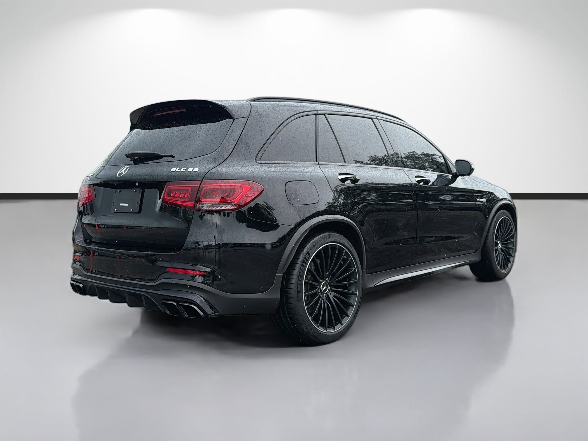 Used 2021 Black Mercedes-Benz AMG® GLC 63 image 3