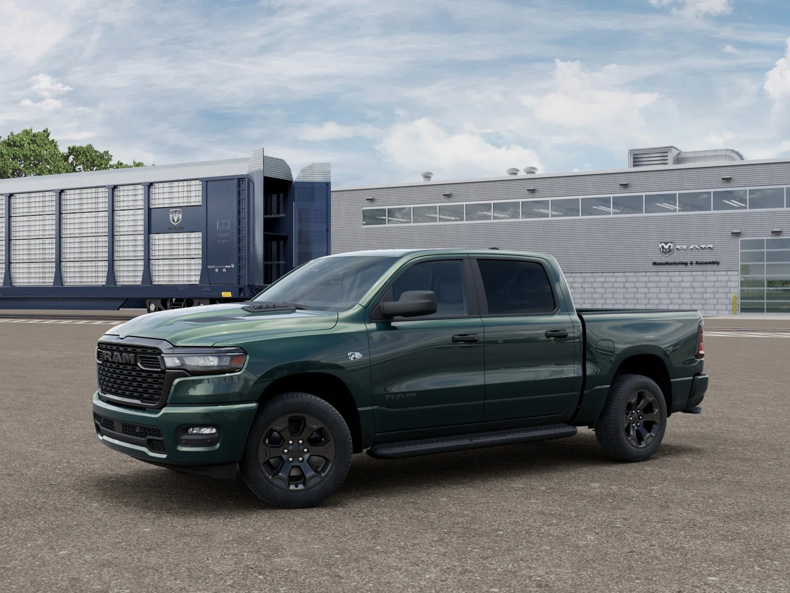New 2026 Serrano-Green Metallic Exterior Paint RAM  image 1