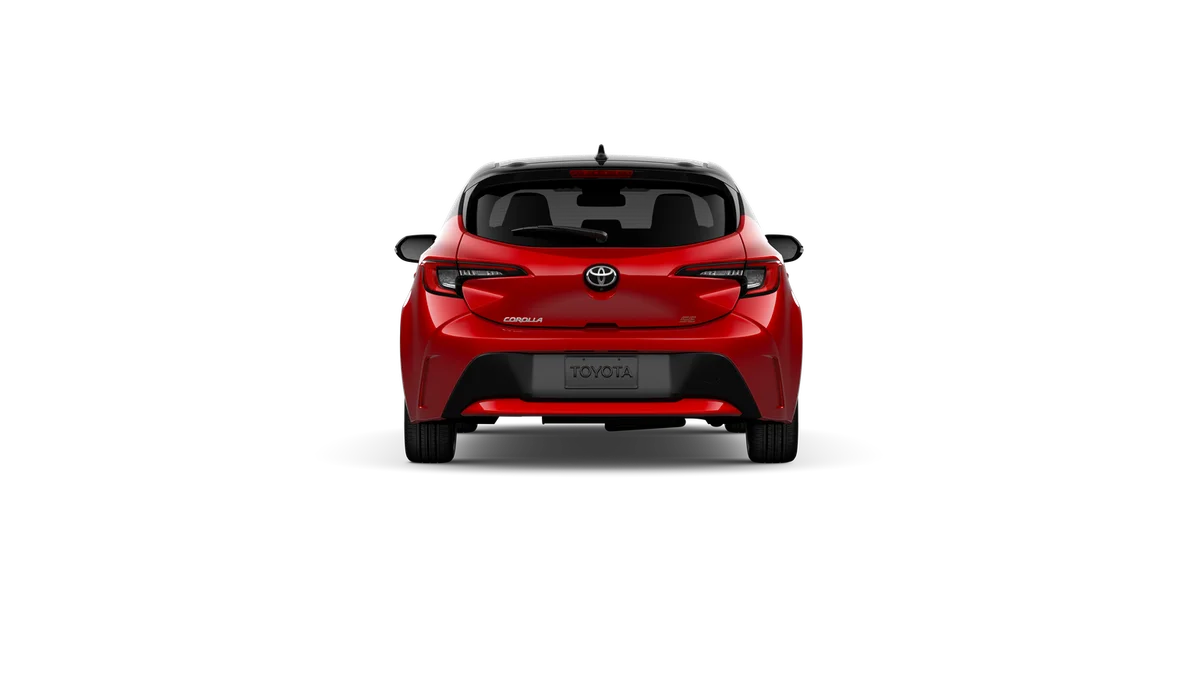 New 2027 Finish Line Red with Black roof Toyota SE image 8