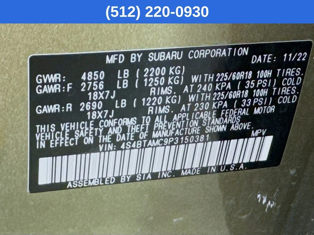 New 2023 Brown Subaru Limited image 40