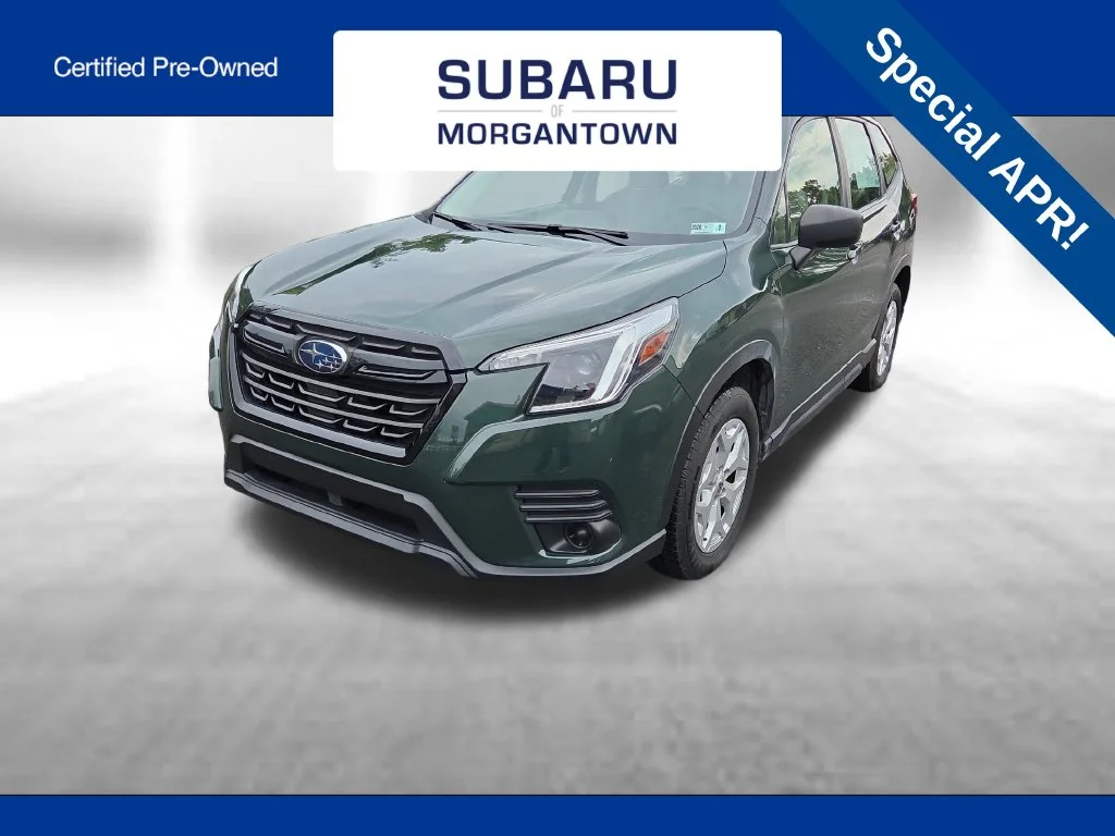 Certified Used 2022 Green Subaru Base image 1