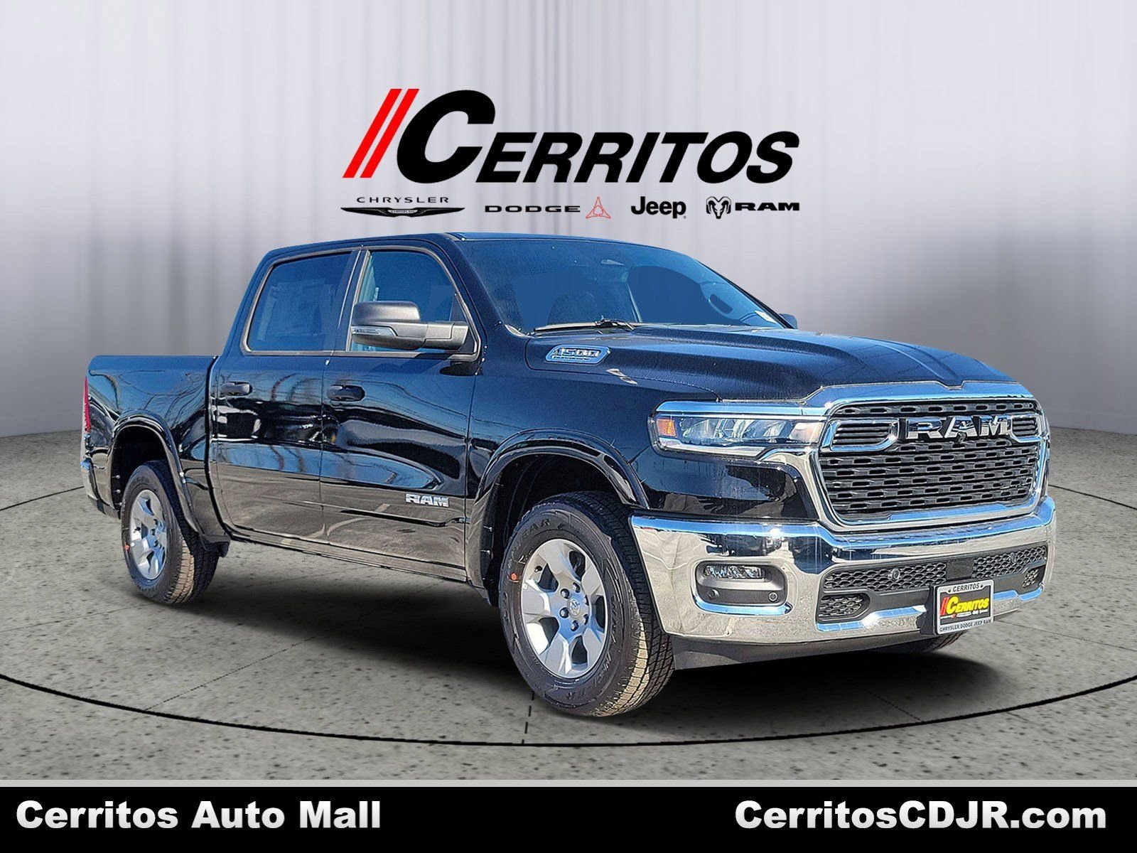 New 2026 Diamond Black Crystal Pearl-Coat Exterior Paint RAM Big Horn/Lone Star image 1
