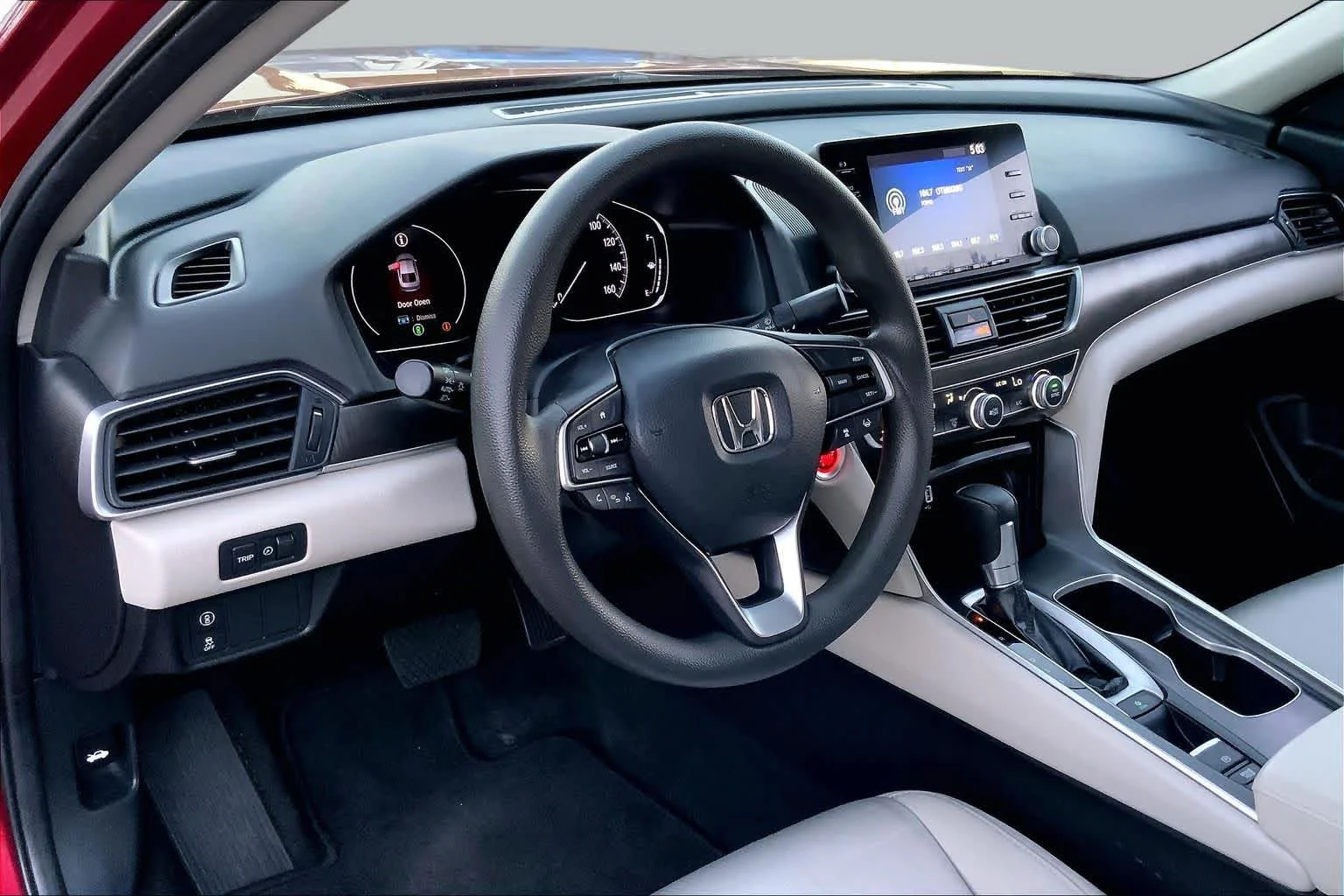 Certified Used 2019 Radiant Red Metallic Honda LX 1.5T image 18