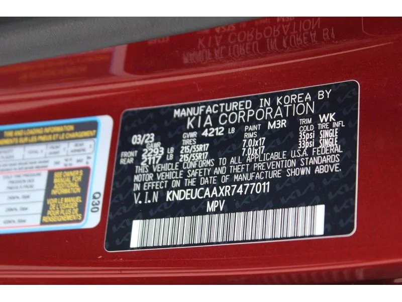 Used 2024 Mars Orange Kia S image 17