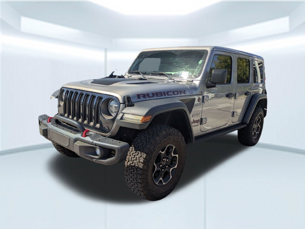 Used 2020 Silver Jeep Unlimited Rubicon image 1