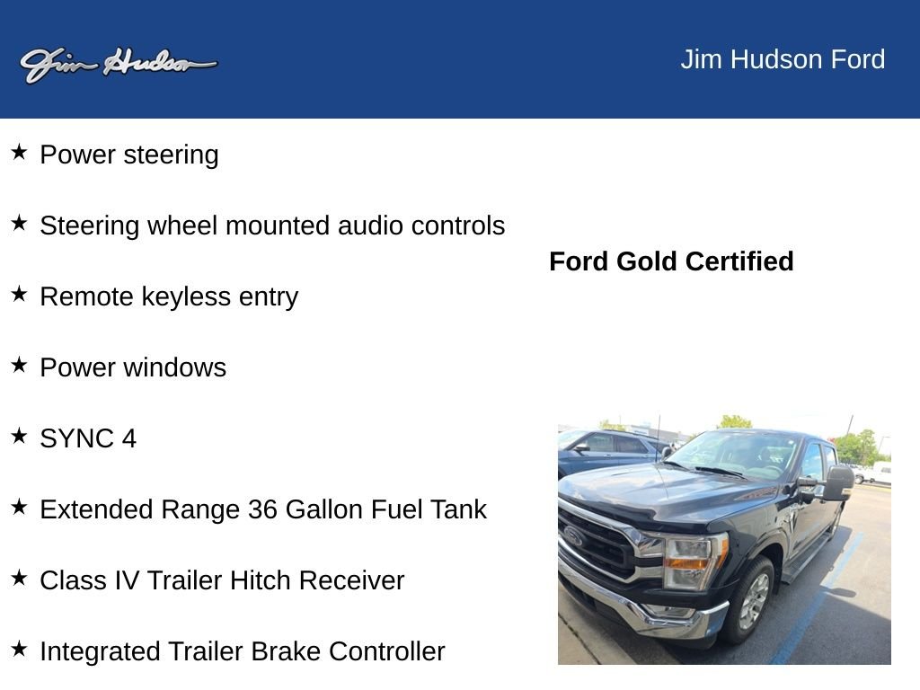 Certified Used 2021 Black Ford XLT image 10