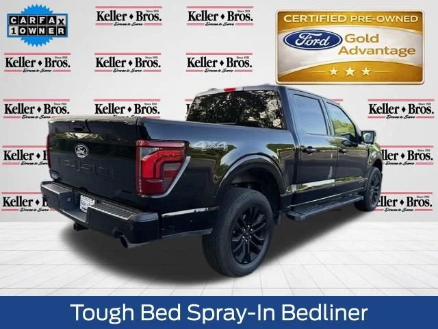 Certified Used 2025 Black Ford Lariat 5.5ft Bed image 7