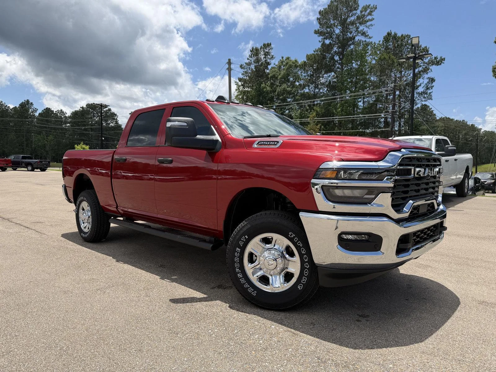 New 2026 Molten Red Pearl-Coat Exterior Paint RAM Tradesman image 3
