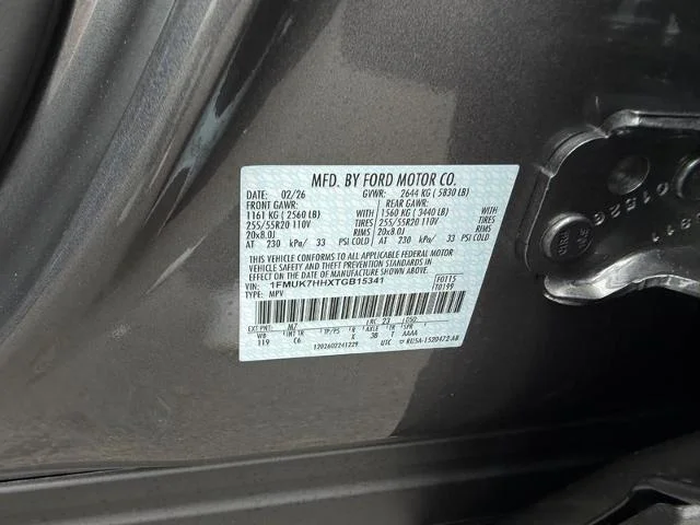 New 2026 Carbonized Gray Metallic Ford Platinum™ image 54