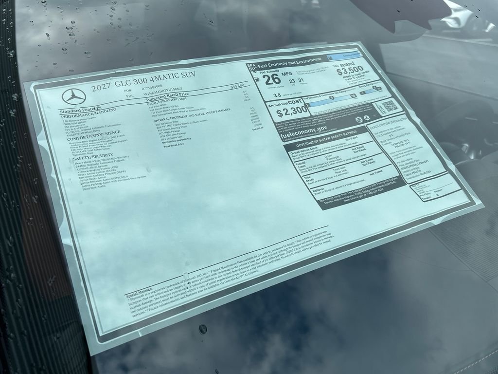 New 2027 Polar White Mercedes-Benz GLC 300 image 36