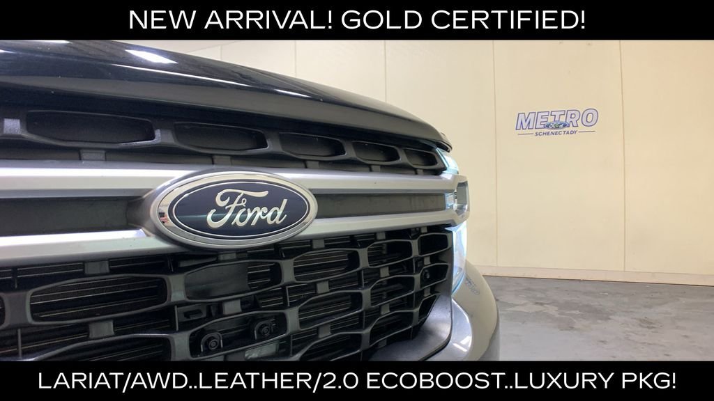 Certified Used 2022 Gray Metallic Ford Lariat image 47