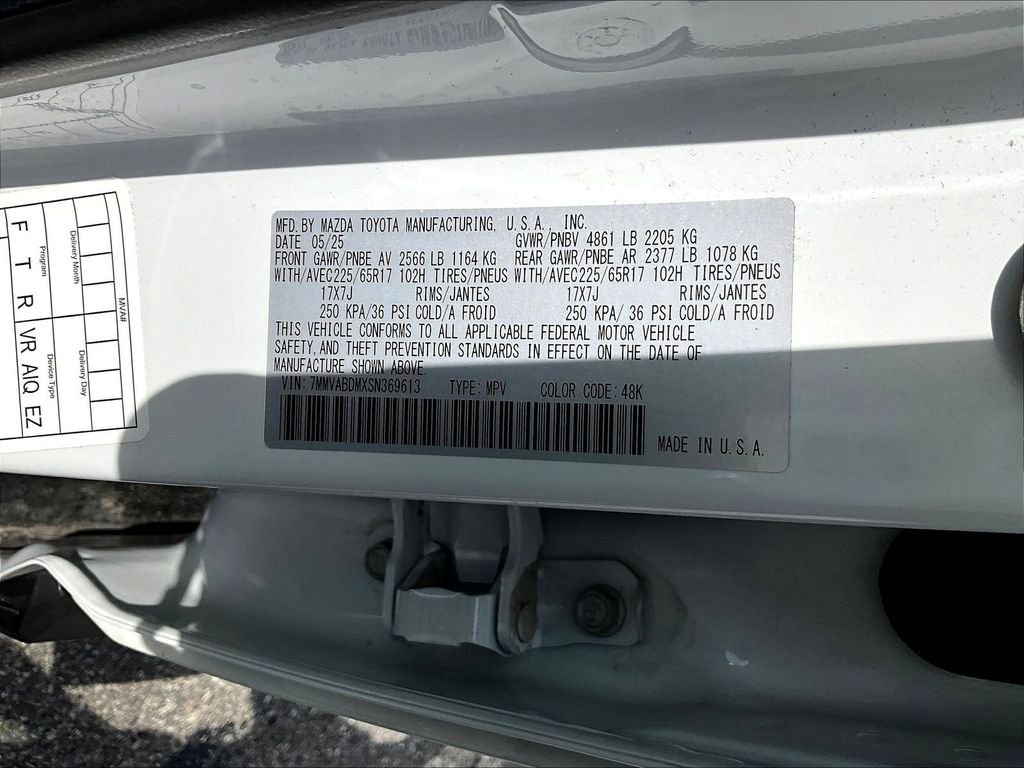 Used 2025 Wind Chill Pearl Mazda 2.5 S Premium Package image 36