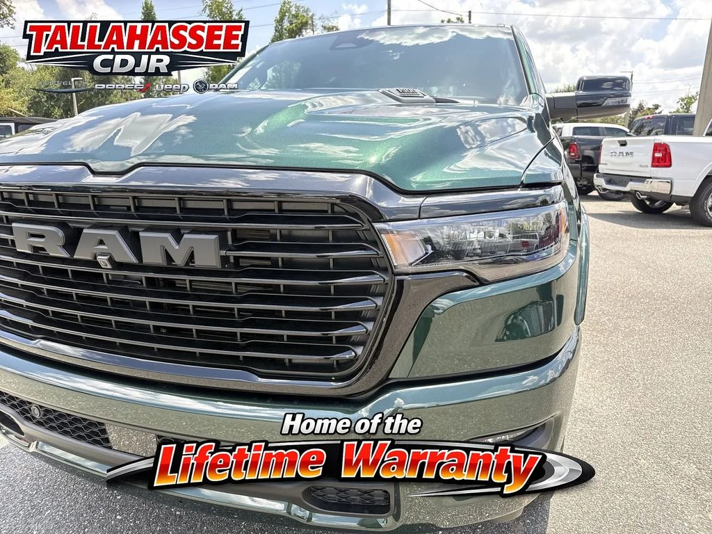 New 2026 Serrano-Green Metallic Exterior Paint RAM Laramie image 9