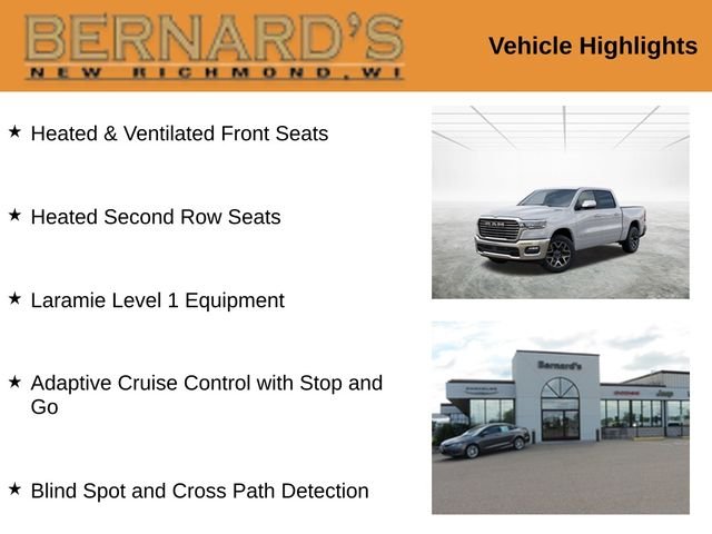 New 2026 Bright White Clear-Coat Exterior Paint RAM Laramie image 2