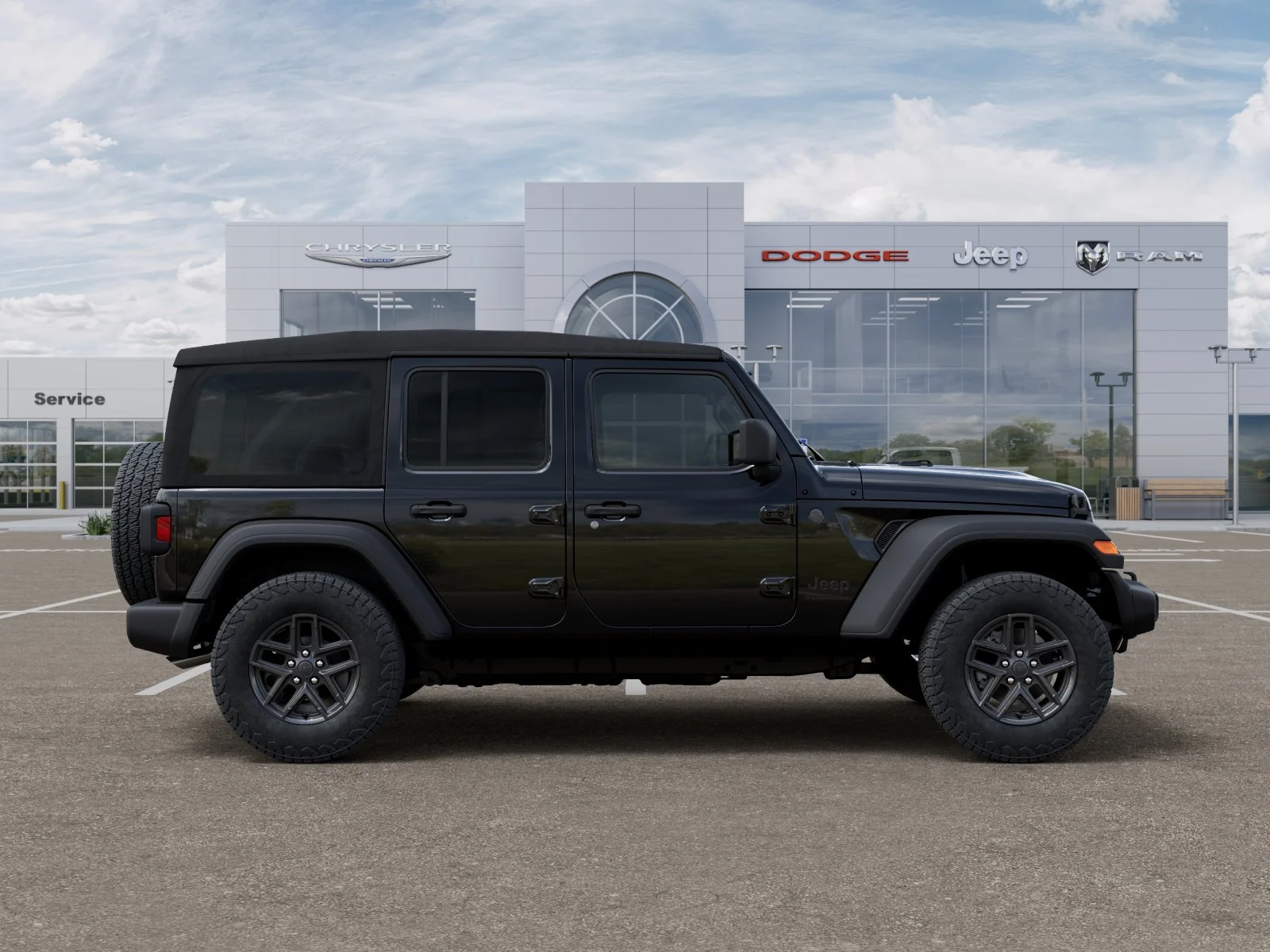 New 2025 Black Clearcoat Jeep Sport S image 48