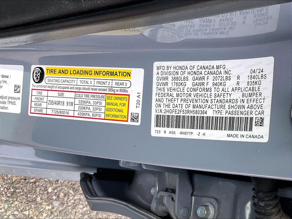 Used 2024 Gray Honda Sport image 33