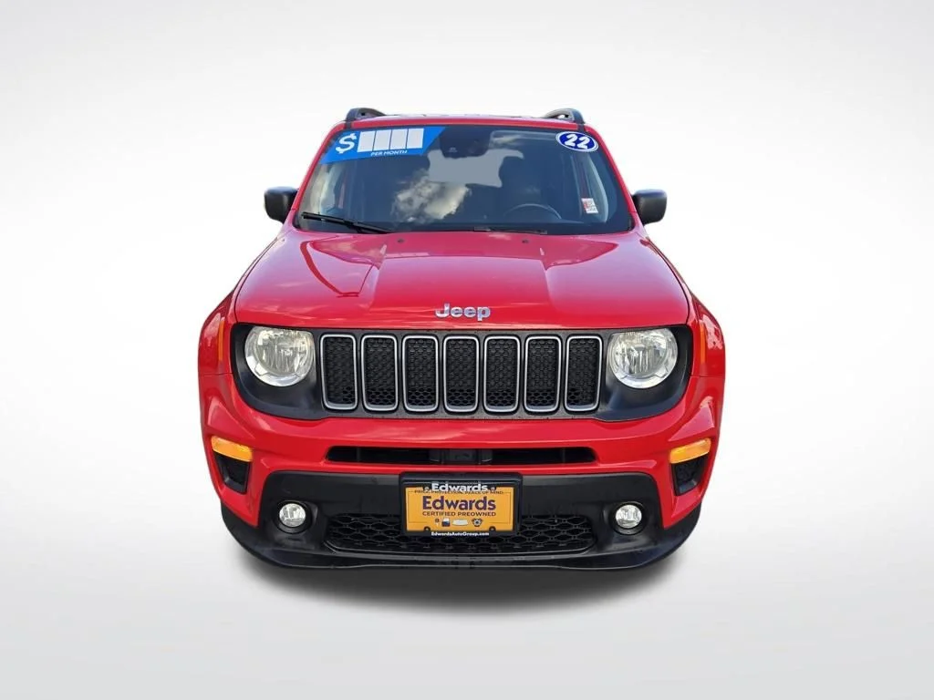Certified Used 2022 Red Jeep Latitude image 10