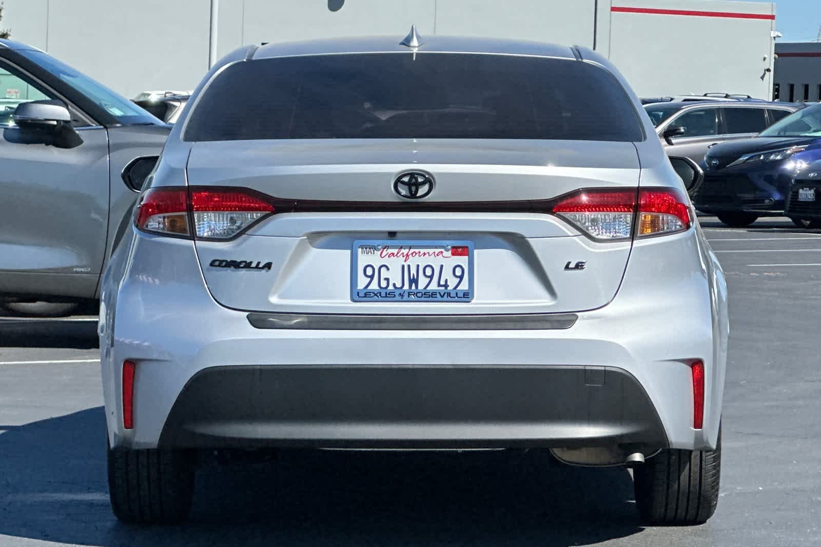 Used 2023 Classic Silver Metallic Toyota LE image 8