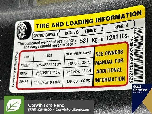 Used 2022 Gray Metallic Ford Platinum image 37