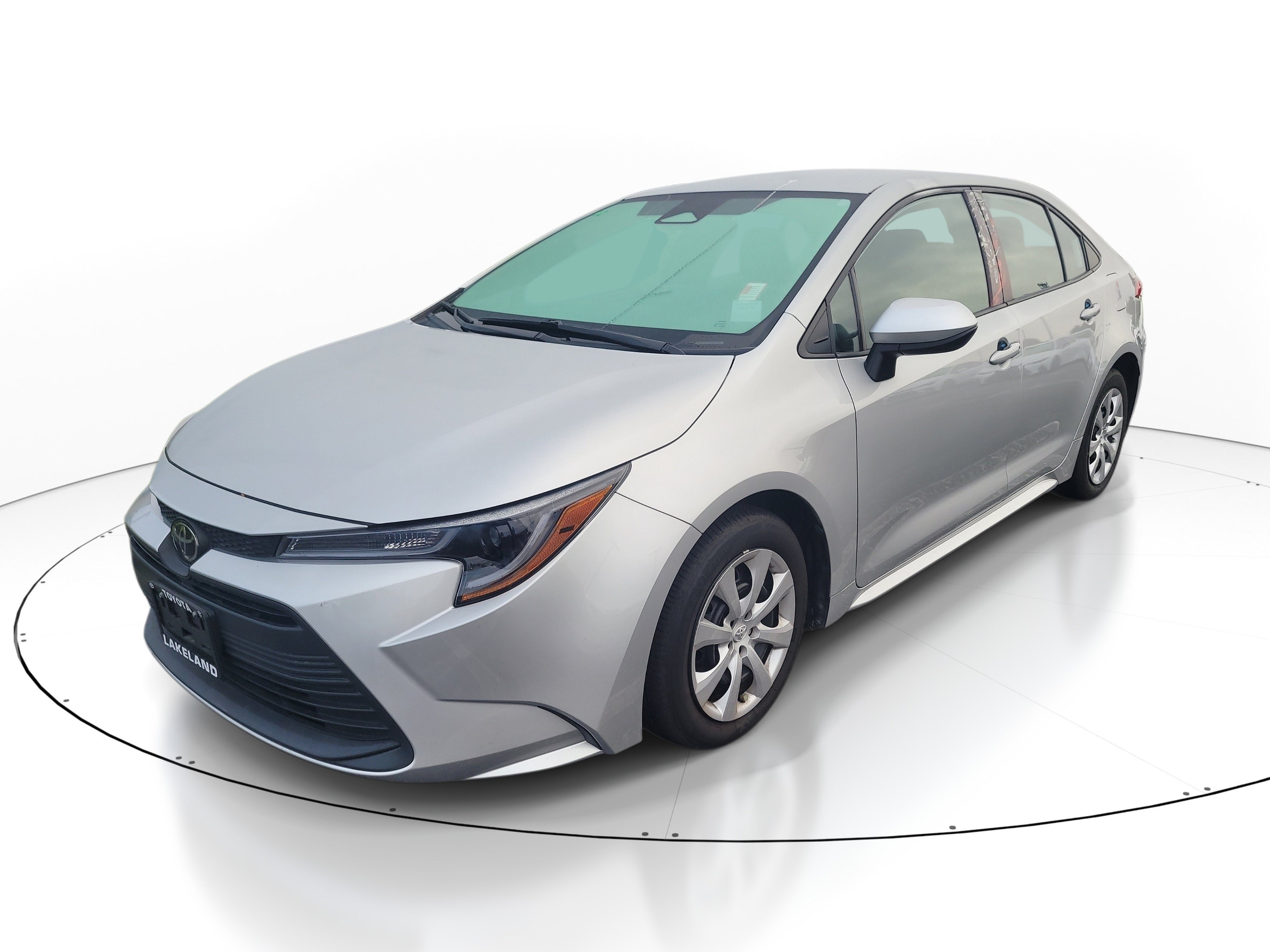 Used 2024 Classic Silver Metallic Toyota LE image 3