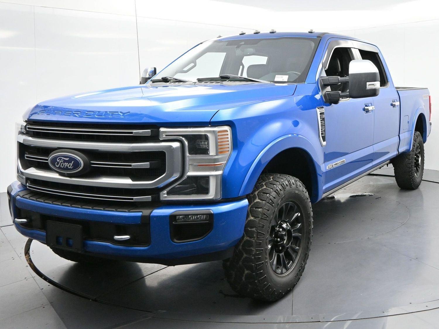 Used 2021 Velocity Blue Ford Platinum image 3