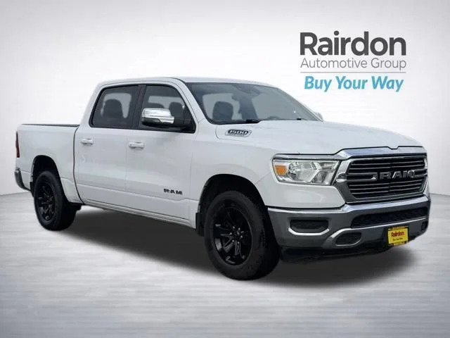 Used 2024 Bright White Clearcoat Ram Laramie image 1