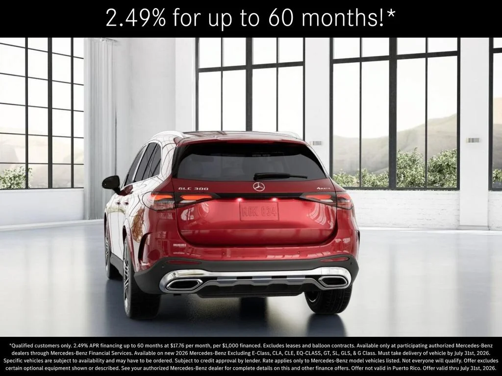 New 2026 MANUFAKTUR Patagonia Red Metallic Mercedes-Benz GLC 300 image 68