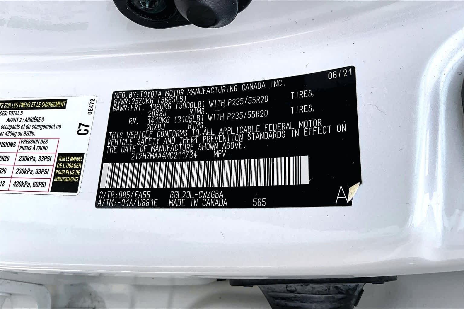 Used 2021 Eminent White Pearl Lexus  image 36