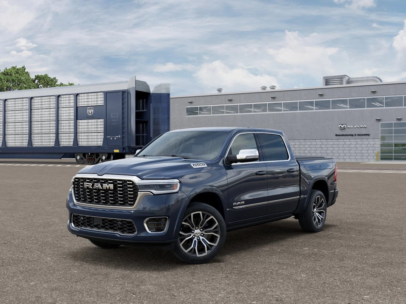 New 2026 Forged Blue Metallic Exterior Paint RAM Tungsten image 28