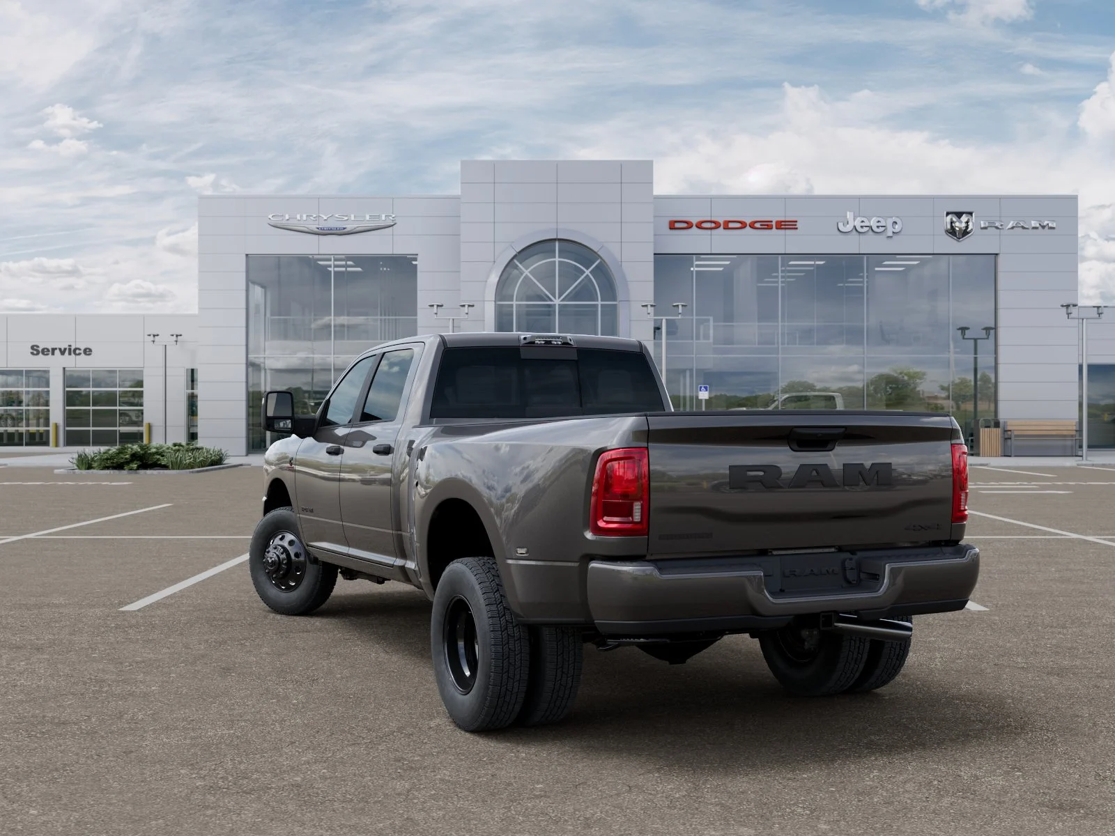 New 2026 Granite Crystal Metallic Clear-Coat Exterior Paint RAM Big Horn image 26
