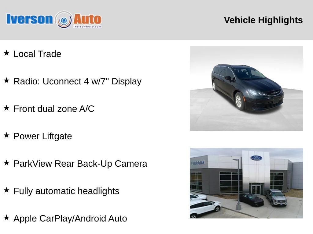 Used 2020 Chrysler Voyager LXI with VIN 2C4RC1DG8LR260703 for sale in Huron, SD