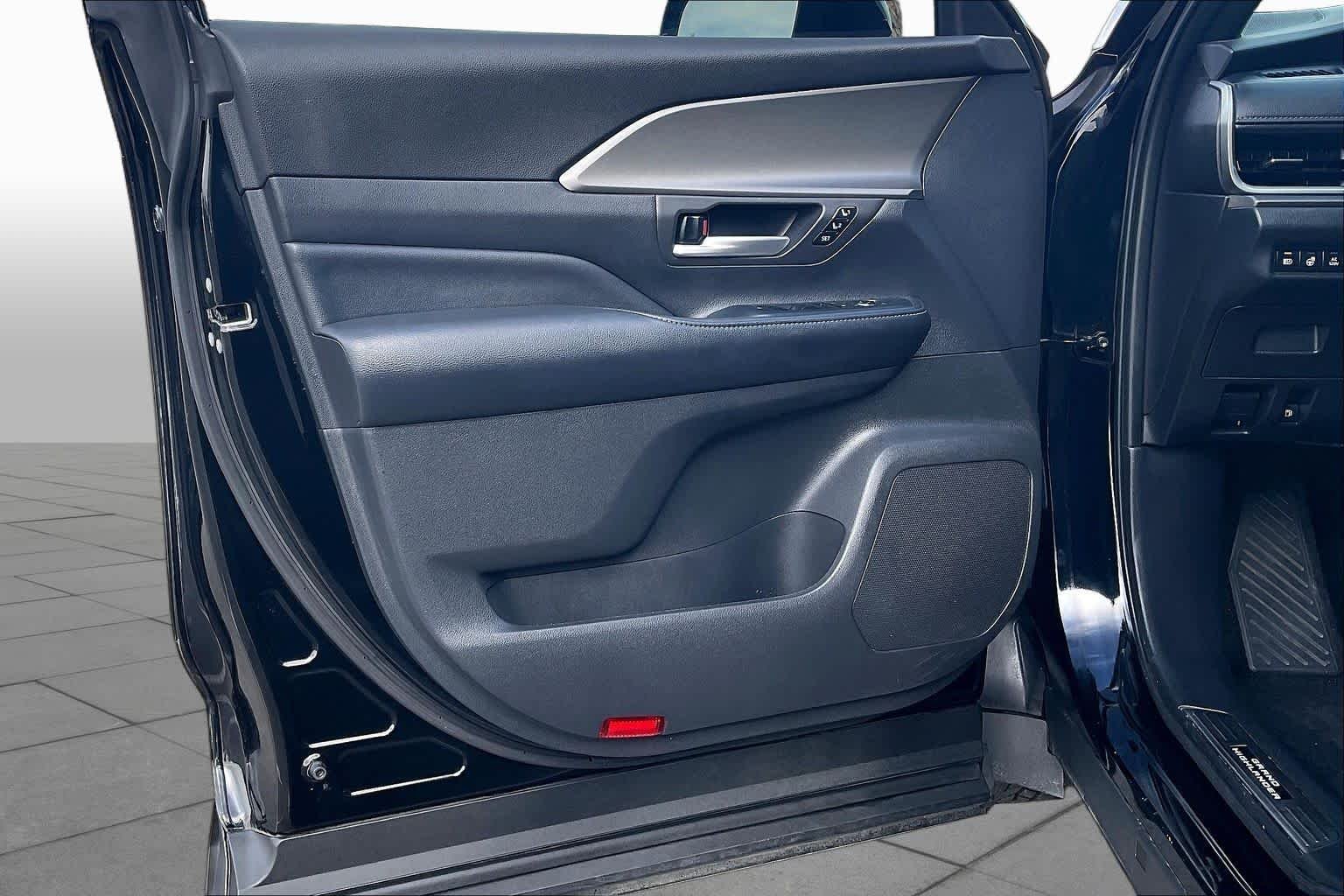 Used 2025 Midnight Black Metallic Toyota Hybrid Nightshade Edition image 22