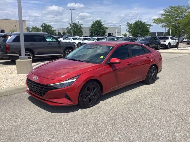 Used 2023 Scarlet Red Hyundai Blue image 1