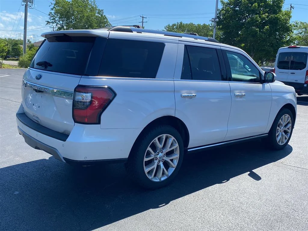 Used 2018 White Platinum Metallic Tri-Coat Ford Limited image 12