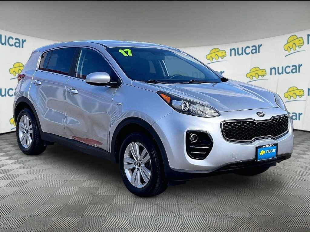 Used 2017 Sparkling Silver Kia LX image 1