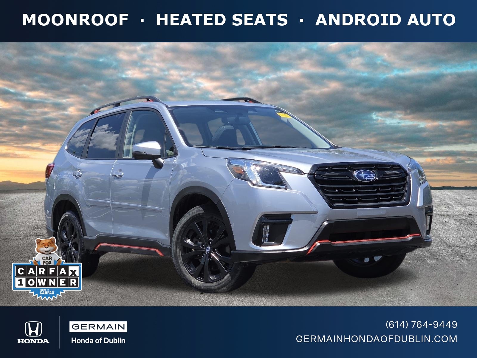 Used 2023 Ice Silver Metallic Subaru Sport image 1